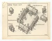 Delsbogården.
Situationsplan (fågelperspektiv).
Västra Tolbo 1854.
