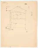 Delsbogården.
Uppmätningsritning.
Västerängsstugan.
Förstukvisten.