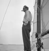 Folke på segelbåten