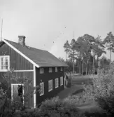 Utsikt från sängkammarfönstret