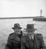 Blank och Wall vid fyren