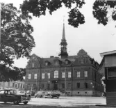 Rådhustorget, Söderhamn i slutet av 1950-talet.