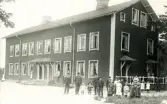 Arbetarbostäder för dom som jobbade på sågverket, kastet Bomhus, Gävle, början av 1900-talet.