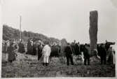 Västsvenska hembygdföreningens utflykt till Fjärås Bräcka 1933