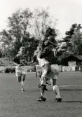 Fotbollslaget Jitex BK spelar match på Kvarnbyvallen i Mölndal, år 1993-1994. Motståndarlag och slutresultat är okända.