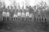 Gruppbild på fotbollslag, 1920-tal