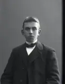 Mansporträtt, ateljéfoto, beställare Karl Andersson. Lassagård Stråvalla.