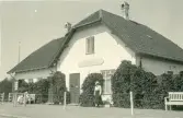 Danmark 1920. Dronningmölle, en badort på norra Själland. Bilden visar stationen i Dronningmölle.