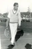 Davis-cup matchen Frankrike - Sverige med Henri Cochet i Stockholm 1926.