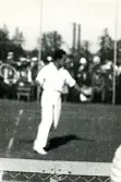 Davis-cup matchen Frankrike - Sverige med Henri Cochet i Stockholm 1926.