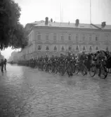 MILITÄRPARAD PÅ RÅDHUSTORGET. 
9 september 1940.