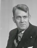 Folkskollärare Anders Nordin, 1890-1966. Tillhör samlingen med fotokopior från Hallands Nyheter som är från 1930-1940-talen.