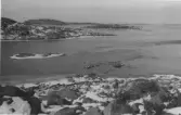 Stubbholmssund. Havsvy med snö och nyis.