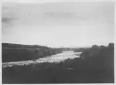 Dammen byggs 1897- Vy över Dalälven.