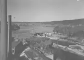 Kvarnsvedens pappersbruk (D790) Exteriört, bruket, dammen och älven.