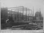 Kvarnsvedens pappersbruk. N:o 20.  1.8.38.  Järnkonstruktionen till barktrummeavd. D3358.