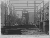 Kvarnsvedens pappersbruk. N:o 23.  13.8.38. Interiör av barktrummeavdelningen . D3361.