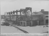 Kvarnsvedens pappersbruk. N:o 48.  18.1.39. Exteriör. Traversbana N:o 1 färdig.  D3386.