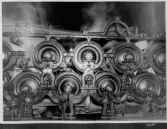 Kvarnsvedens pappersbruk, Pappersmaskin 8, byggnation del 1 och 2. Interiör bruket. B687