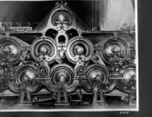 Kvarnsvedens pappersbruk, Pappersmaskin 8, byggnation del 1 och 2. Interiör bruket. B688