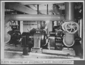 Kvarnsvedens pappersbruk, B 675 Pumpning av slipmasssa till pappersbruket.