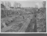 Kvarnsvedens pappersbruk, C 6329.  17-3-1930.  Markarbete och formsätttning