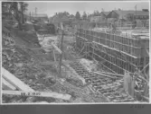 Kvarnsvedens pappersbruk, C 6367.  12-5-1930. Vy över bygget.