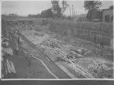 Kvarnsvedens pappersbruk, C 6371.  26-5-1930. Vy över bygget.