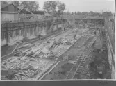 Kvarnsvedens pappersbruk, C 6372.  26-5-1930. Vy över bygget.