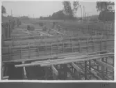 Kvarnsvedens pappersbruk, C 6377.  10-6-1930. Vy över bygget.
