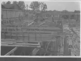 Kvarnsvedens pappersbruk, C 6378.  10-6-1930. Vy över bygget.