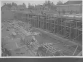 Kvarnsvedens pappersbruk, C 6381.  10-6-1930. Vy över bygget.