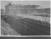 Kvarnsvedens pappersbruk, C 6387  21-6-1930. Vy över bygget.