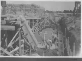 Kvarnsvedens pappersbruk, C 6389  21-6-1930. Vy över bygget.