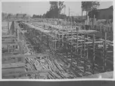 Kvarnsvedens pappersbruk, C 6391a  21-6-1930. Vy över bygget.