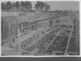 Kvarnsvedens pappersbruk, C 6392  21-6-1930. Vy över bygget.