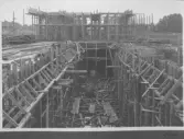 Kvarnsvedens pappersbruk, C 6400  7-7-1930. Vy över bygget.