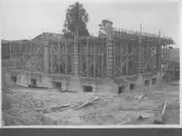 Kvarnsvedens pappersbruk, C 6404  7-7-1930. Vy över bygget.