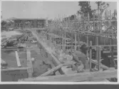 Kvarnsvedens pappersbruk, C 6408  21-7-1930. Vy över bygget.