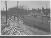 Kvarnsvedens pappersbruk, C 6413  21-7-1930. Vy över bygget.