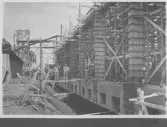 Kvarnsvedens pappersbruk, C 6426  4-8-1930. Vy över bygget.