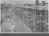Kvarnsvedens pappersbruk, C 6428  18-8-1930. Vy över bygget.