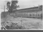 Kvarnsvedens pappersbruk, C 6432  18-8-1930. Vy över bygget.
