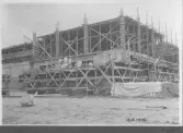 Kvarnsvedens pappersbruk, C 6439  18-8-1930. Vy över bygget.