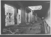 Kvarnsvedens pappersbruk, C 6442.  18-8-1930. Vy över bygget. Färdiggjutet.