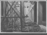 Kvarnsvedens pappersbruk, C 6443.  18-8-1930. Vy över bygget. Färdiggjutet.