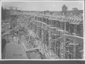 Kvarnsvedens pappersbruk, C 6446.  25-8-1930. Vy över bygget.
