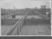 Kvarnsvedens pappersbruk, C 6447.  25-8-1930. Vy över bygget.