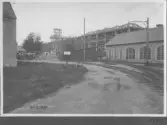 Kvarnsvedens pappersbruk, C 6451.  25-8-1930. Vy över bygget.