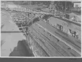 Kvarnsvedens pappersbruk, C 6488.  29-9-1930. Vy över bygget.